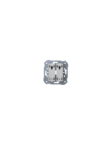 Simon 360 Double Pulsing Push Button 10A with Quick Connection