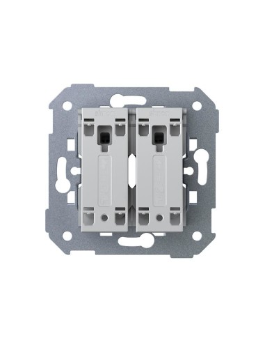 Simon 360 Double Pulsing Push Button 10A with Quick Connection