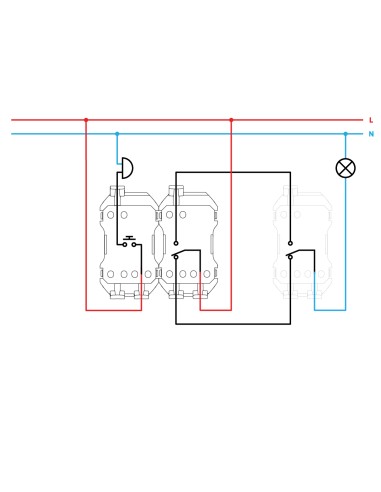 Simon-Mechanismus 360 Schalter und Druckschalter 10 A IP20
