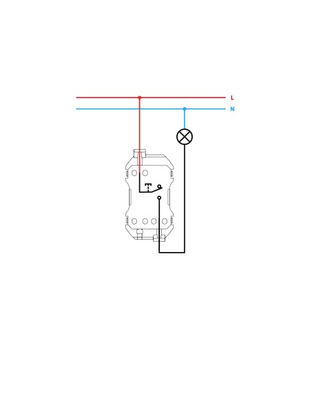Simon 360 Series Pull Switch Button 10A 250V with Quick Connection