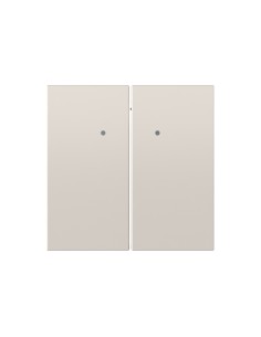 Double bouton avec indicateur pour mécanisme pulsant Simon 360 finition sable