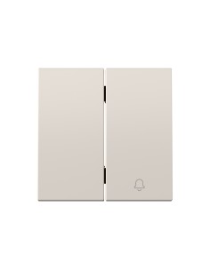 Simon 360 Double Key Switch and Button with Matte Sand Engraving