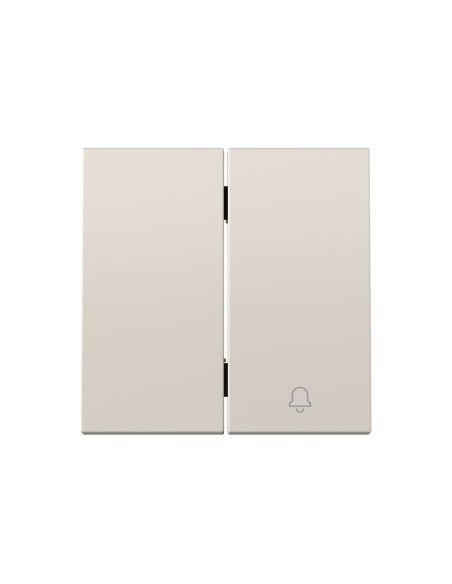 Simon 360 Double Key Switch and Button with Matte Sand Engraving