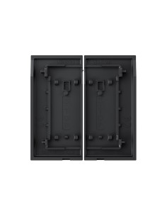 Double button for Simon 360 pulsating blinds mechanism matte black 2
