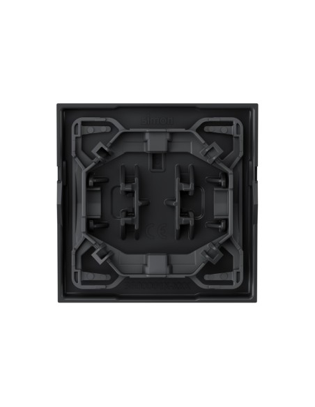 Einzelner Schalter für schwarze matte Simon 360 Kippmechanik