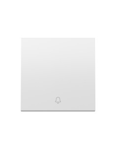 Individual switch key with engraved flip bell white matte Simon 360