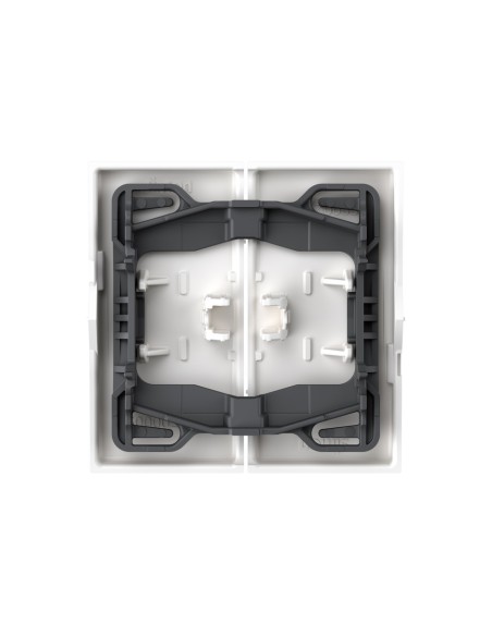 Double rocker switch Simon 360 matte white IP20