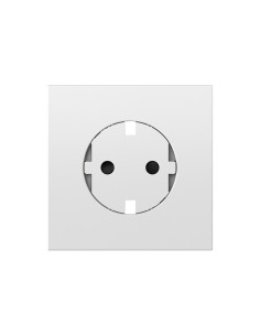 Couvercle prise Schuko Simon 360 blanc mat thermodurcissable