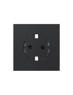 Schuko CLEAN modular matte black Simon 360 socket cover