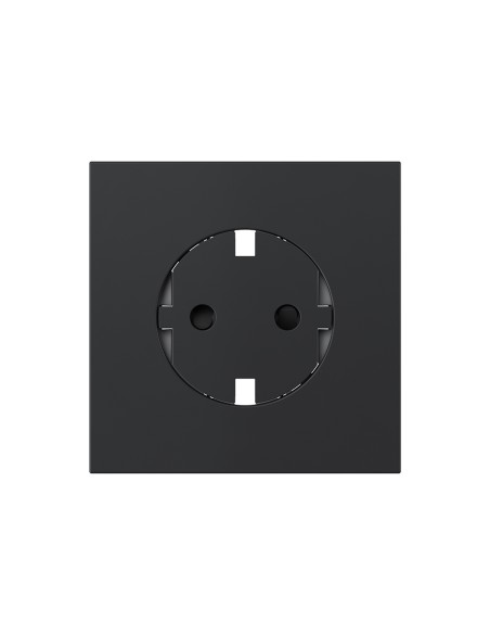 Schuko CLEAN modular matte black Simon 360 socket cover