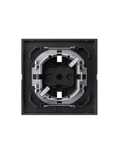 Schuko-Steckdosenabdeckung CLEAN modular matt schwarz... 2