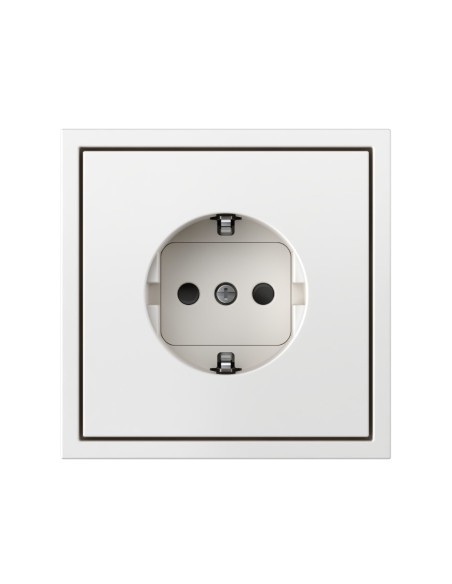 Simon 360 White Matte Schuko Socket Cover