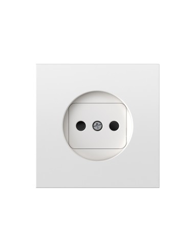Simon 360 White Matte Bipolar Socket Base Cover