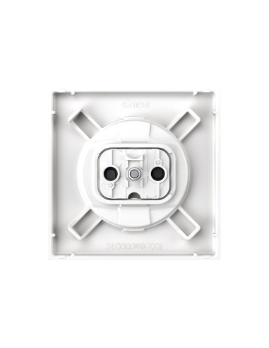 Simon 360 White Matte Bipolar Socket Base Cover