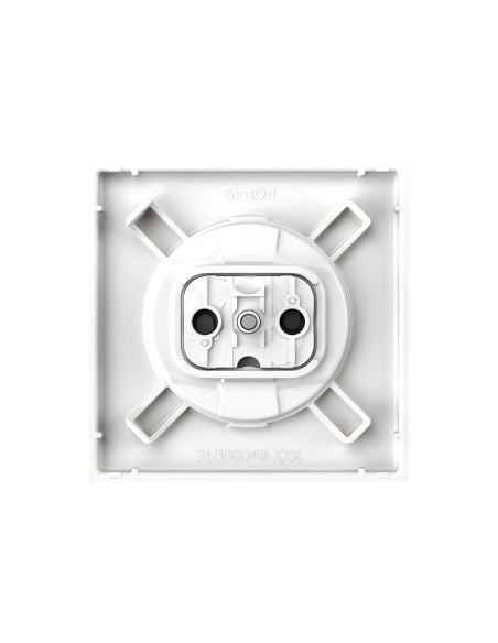 Simon 360 White Matte Bipolar Socket Base Cover