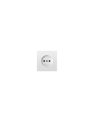 Simon 360 White Matte Bipolar Socket Base Cover