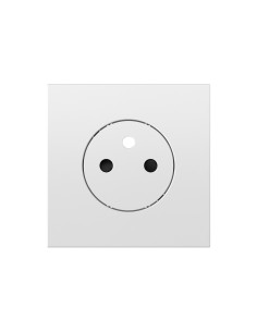 CLEAN modular French socket cover matte white Simon 360
