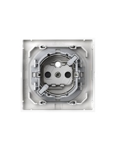 CLEAN modular French socket cover matte white Simon 360 2