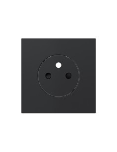 Simon 360 Modular French Socket Cover Matte Black