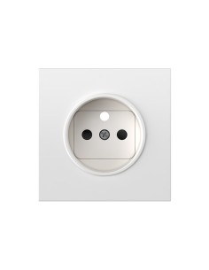 French Socket Cover Matte White Simon Series 360
