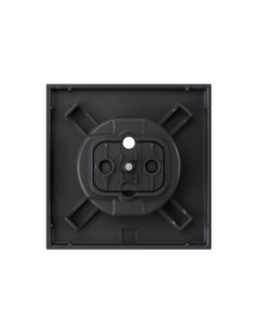 Simon 360 Matte Black French Socket Cover 2