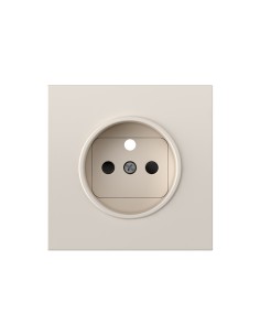 Simon 360 Matte Sand French Socket Cover