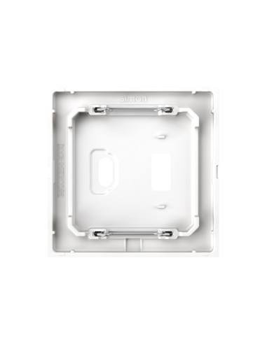 Weiße mattschwarze USB-A+C-Deckel Serie Simon 360