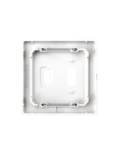 Weiße mattschwarze USB-A+C-Deckel Serie Simon 360