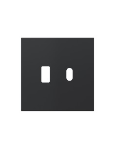 Couvercle USB A+C noir mat Simon 360