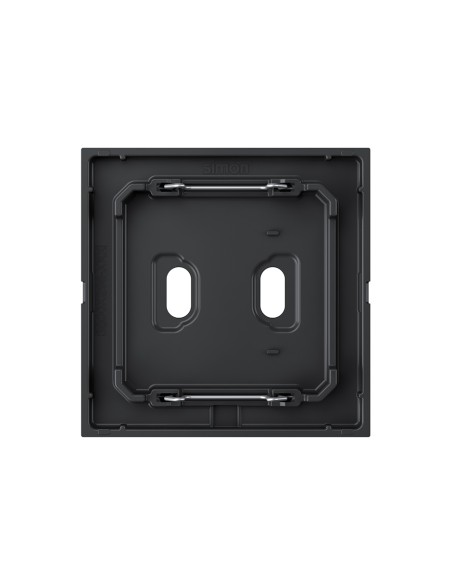 Abdeckung für USB C+C matt schwarz Serie Simon 360