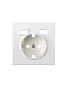 Tapa para Schuko con 2 puertos USB A y C blanco mate...