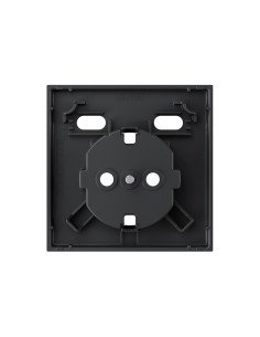 Tapa para Schuko con 2 puertos USB C negro mate serie... 2