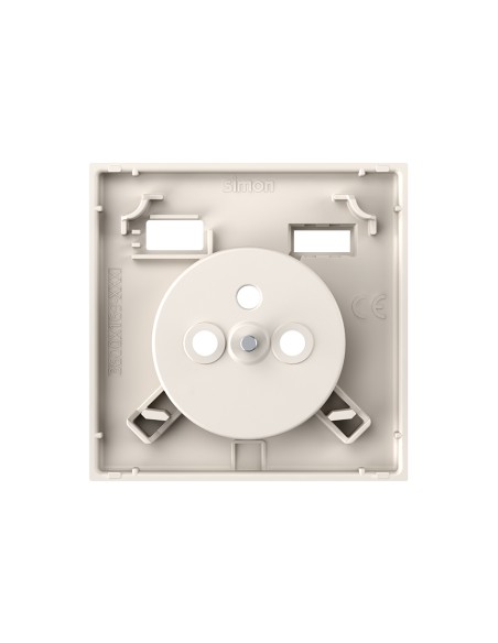 Schuko-Steckdose mit 2 USB-A/C-Anschlüssen, Serie Simon 360, sandmatt