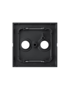 Universal cover for R-TV and SAT series Simon 360 thermoset steel matte black 2