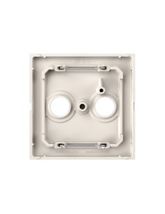 Universal R-TV+SAT socket cover sand matte Simon 360 2