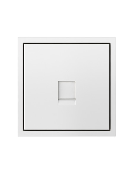 Simon RJ45-Abdeckung 360 mattweiß