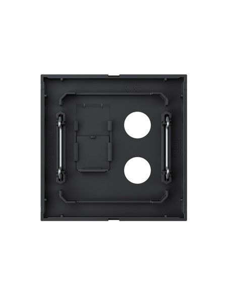TV-Abdeckung + RJ45 (Mischdose) Mattschwarz Simon 360
