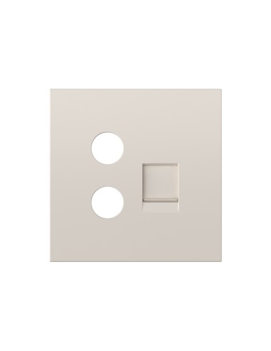 Simon 360 TV- und RJ45-Abdeckung Sandmatt