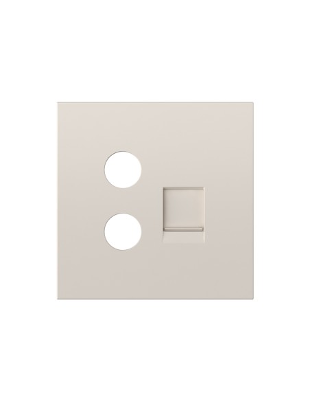 Simon 360 TV- und RJ45-Abdeckung Sandmatt