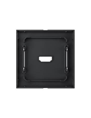 Schwarz matte HDMI-Verbindungskappe Serie Simon 360