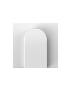 Simon 360 White Matte Puller Mechanism Cable Outlet Cover