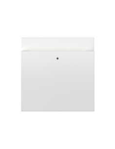 Tapa con visor para interruptor de tarjeta blanco mate Simon 360