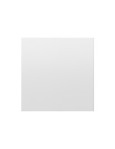Simon Series Blind Plate 360 Thermoset Steel Matte White
