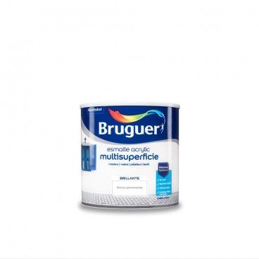 ENAMEL ACRYLIC MULTISURFACE BRIGHT WHITE PERMANENT 0,250 L BRUGUER
