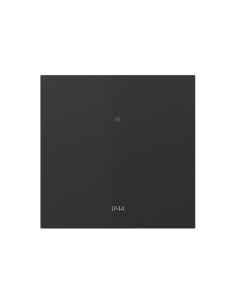 Simon 360 Individual Push Button with Pulsating IP44 Matte Black Display