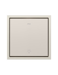 Individual switch for engraved pushbutton with pulsating light IP44 sand matte Simon 360 2