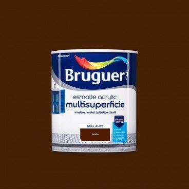 ÉMAIL ACRYLIQUE MULTISURFACE BRUN CLAIR 0,750 L BRUGUER