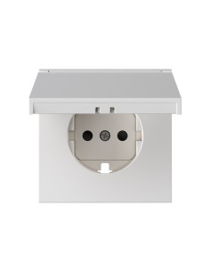 Simon 360 White Matte Schuko Socket Cover IP44