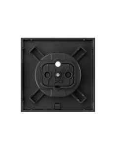 French Socket Cover IP44 Matte Black Simon 360 2