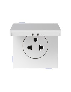 Euroamerican modular socket base 16A IP44 matte white Simon 360